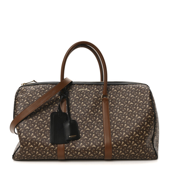 Burberry E-Canvas Duffle Bag Brown #183076B92B - Picture 1 of 9